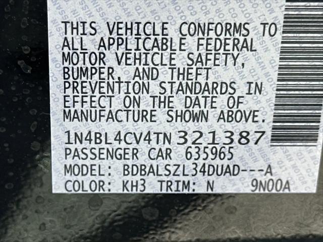 2026 Nissan Altima SR FWD