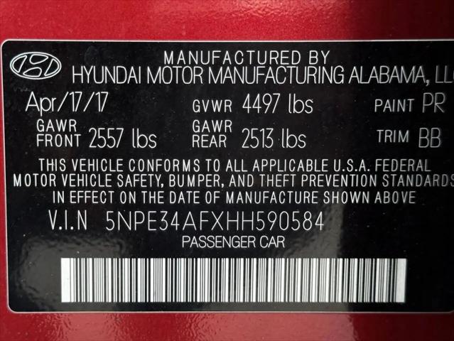 2017 Hyundai Sonata Limited