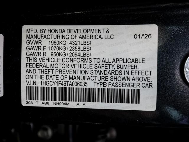 2026 Honda Accord Sedan SE
