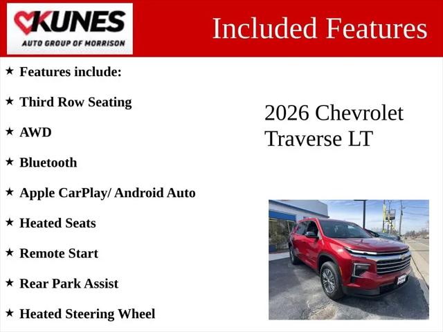 2026 Chevrolet Traverse AWD LT
