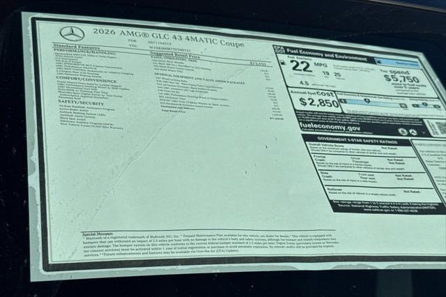 2026 Mercedes-Benz AMG GLC 43 4MATIC