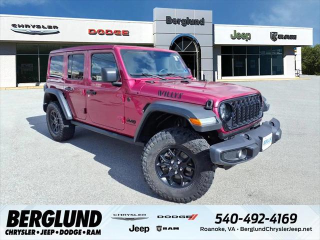 2024 Jeep Wrangler 4-Door Willys 4x4