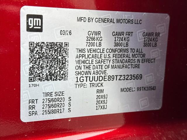 2026 GMC Sierra 1500 Crew Cab, Short Bed, SLT, 4WD
