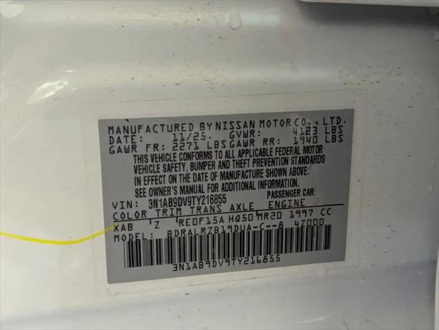 2026 Nissan Sentra SR