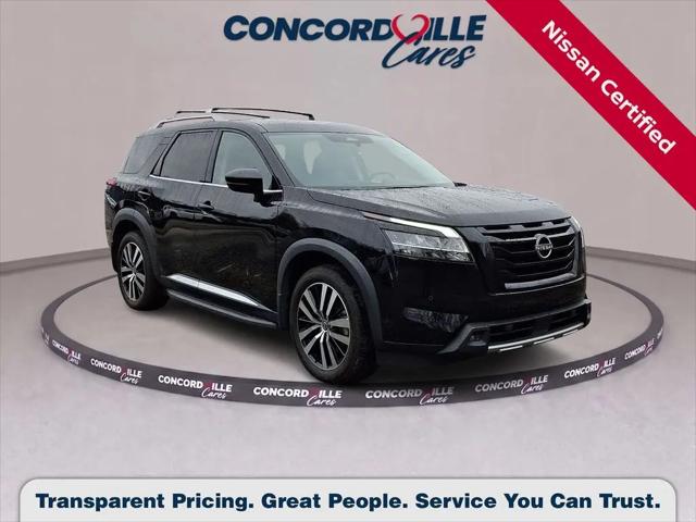 2023 Nissan Pathfinder Platinum FWD for sale in Glen Mills, PA