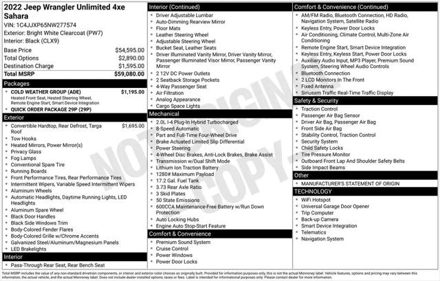 2022 Jeep Wrangler 4xe Unlimited Sahara 4x4