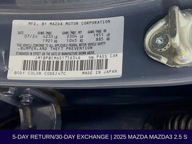 2025 Mazda Mazda3 2.5 S Carbon Edition