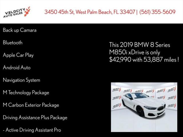 2019 BMW M8 xDrive