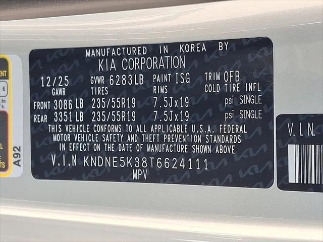 2026 Kia Carnival MPV SX