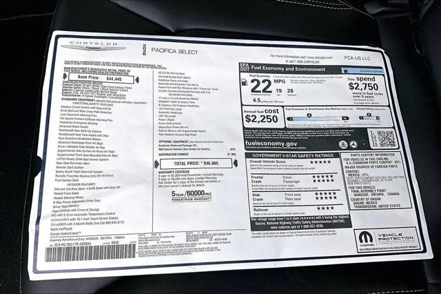 2026 Chrysler Pacifica Select