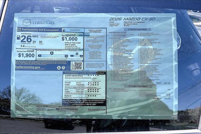 2026 Mazda CX-50 2.5 S Meridian Edition