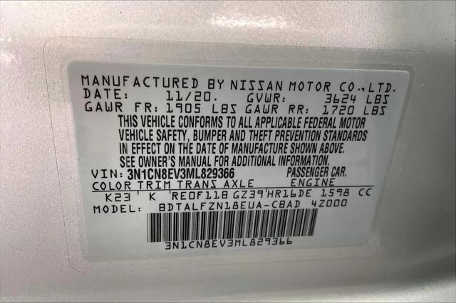2021 Nissan Versa SV Xtronic CVT