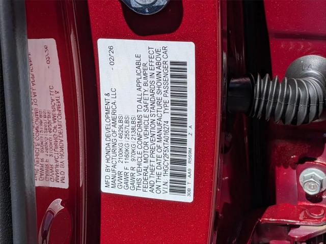 2026 Honda Accord Sedan Sport