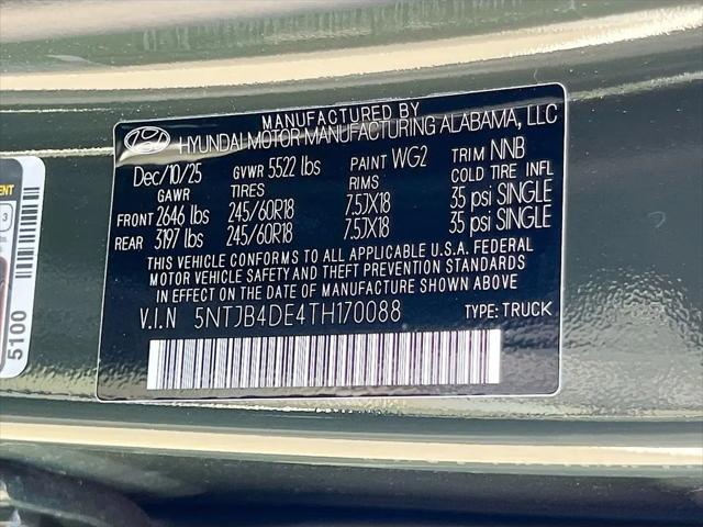 2026 Hyundai Santa Cruz SEL