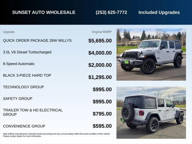 2020 Jeep Wrangler Willys 4x4