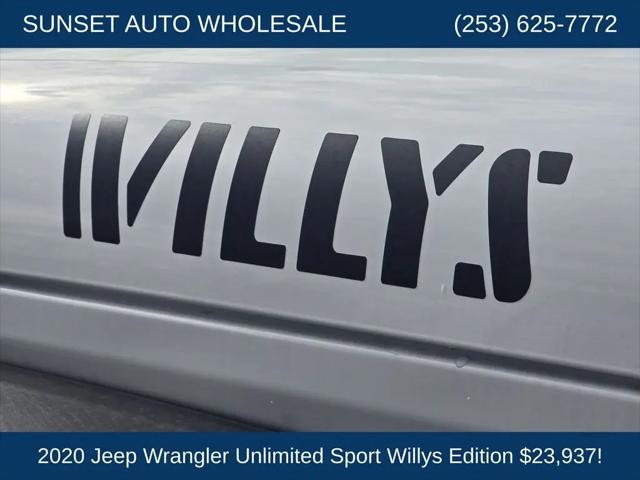 2020 Jeep Wrangler Willys 4x4