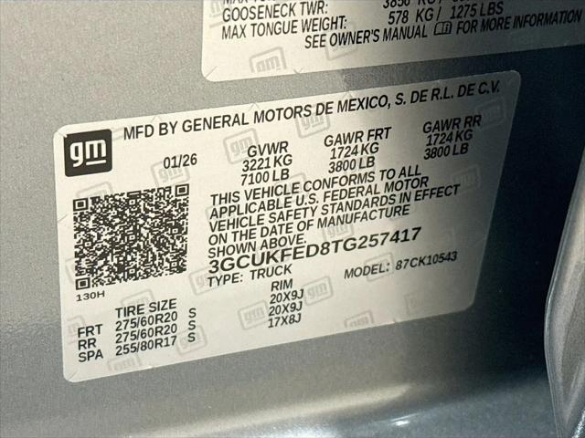 2026 Chevrolet Silverado 1500 4WD Crew Cab Short Bed LT Trail Boss