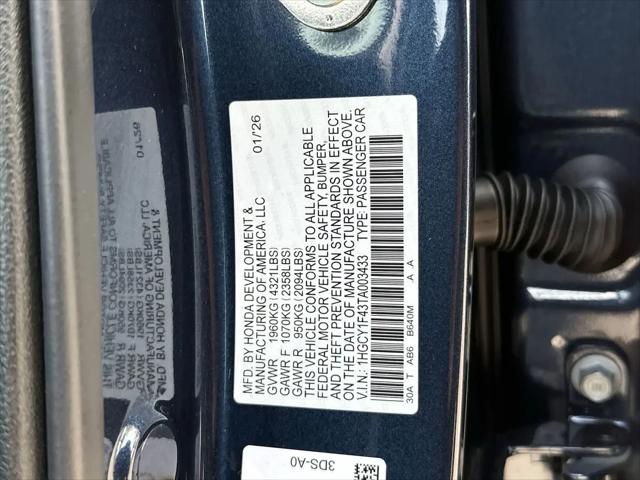 2026 Honda Accord Sedan SE