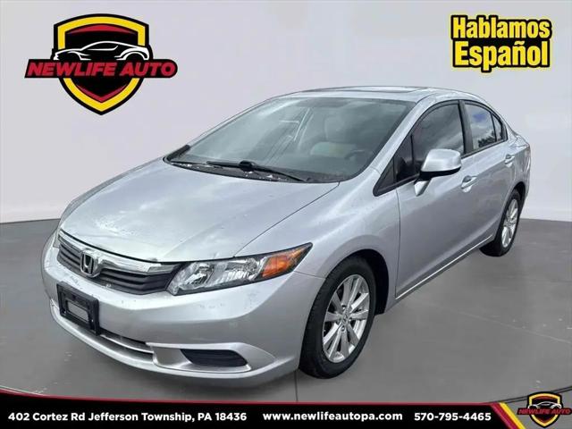2012 Honda Civic EX for sale in Mount Cobb, PA