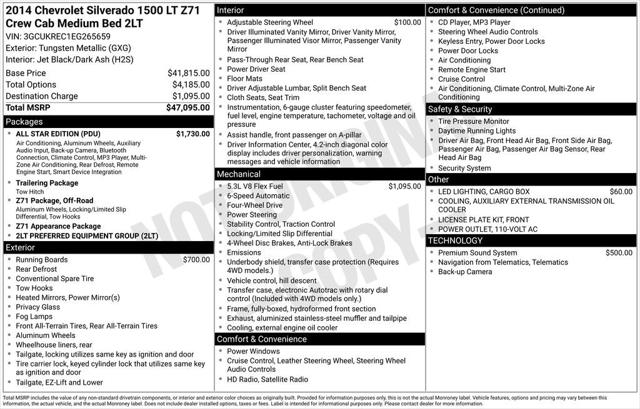 2014 Chevrolet Silverado 1500 2LT