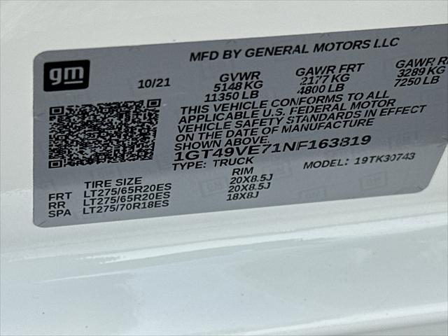 2022 GMC Sierra 3500HD 4WD Crew Cab Standard Bed AT4