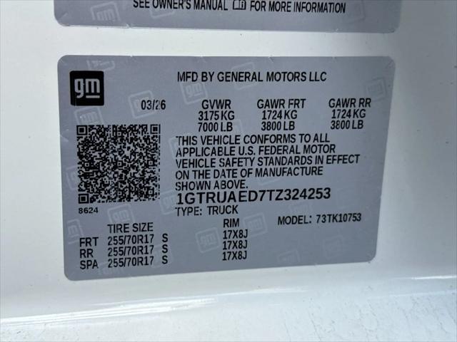 2026 GMC Sierra 1500 Double Cab, Standard Bed, Pro, 4WD
