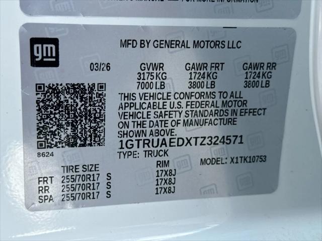 2026 GMC Sierra 1500 Double Cab, Standard Bed, Pro, 4WD