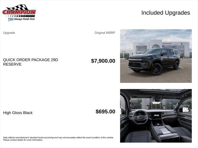 2026 Jeep Grand Wagoneer Limited Reserve 4x4