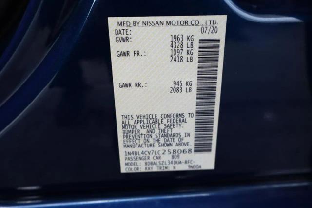 2020 Nissan Altima SR FWD