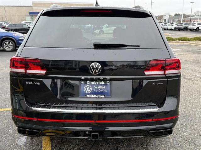 2023 Volkswagen Atlas 3.6L V6 SEL R-Line Black