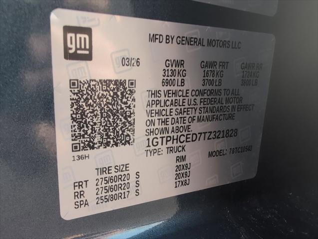 2026 GMC Sierra 1500 Crew Cab, Short Bed, Elevation, RWD