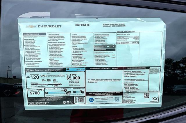 2027 Chevrolet Bolt RS FWD