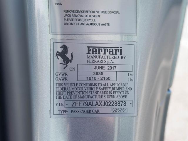 2018 Ferrari 488 GTB Unknown