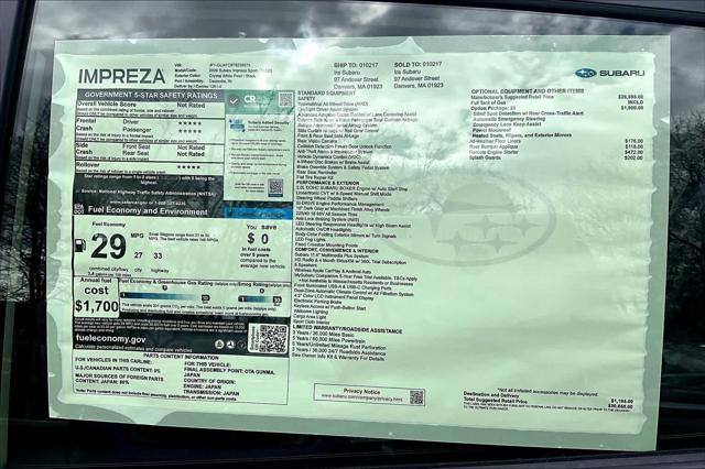 2026 Subaru Impreza Sport