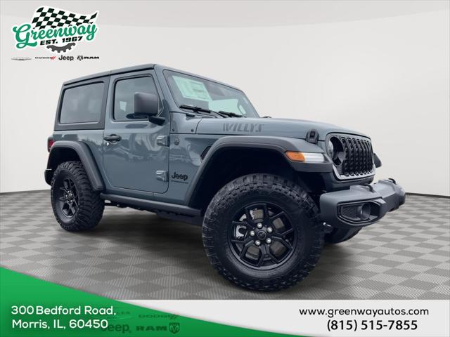 2026 Jeep Wrangler 2-Door Willys 4x4 for sale in Morris, IL