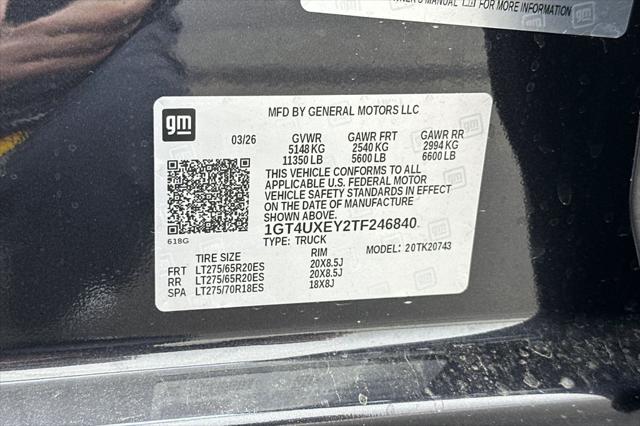 2026 GMC Sierra 2500HD Crew Cab, Standard Bed, Denali Ultimate, 4WD