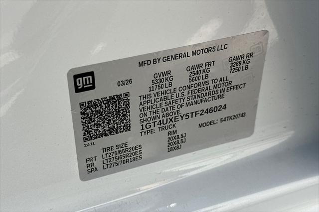 2026 GMC Sierra 2500HD Crew Cab, Standard Bed, Denali Ultimate, 4WD