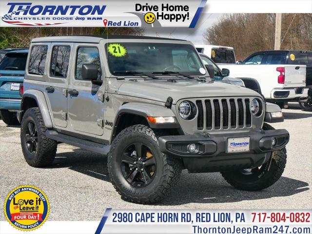 2021 Jeep Wrangler Unlimited Sahara Altitude 4x4