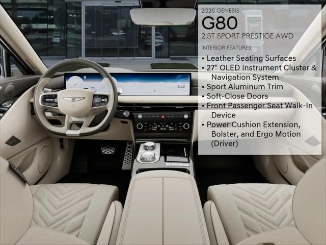 2026 Genesis G80 2.5T Sport Prestige AWD