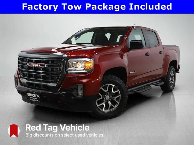 2021 GMC Canyon 4WD Crew Cab Short Box AT4 - Leather for sale in Brooklyn Park, MN