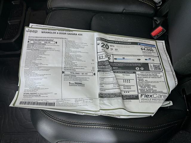 2026 Jeep Wrangler 4-Door Sahara 4x4