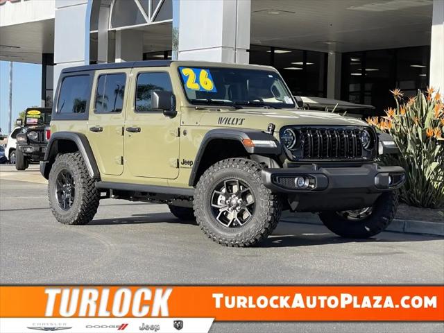 2026 Jeep Wrangler 4-Door Willys 4x4 for sale in Turlock, CA