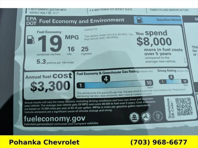 2026 Chevrolet Corvette Stingray Coupe, 3LT, RWD