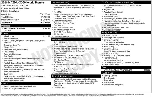 2026 Mazda CX-50 Hybrid Premium