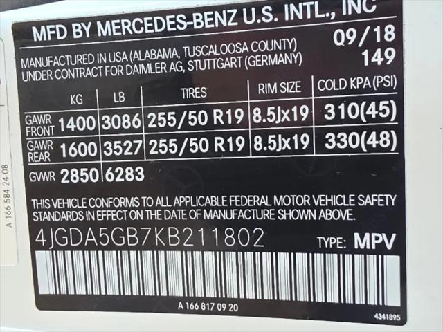 2019 Mercedes-Benz GLE GLE 400 4MATIC