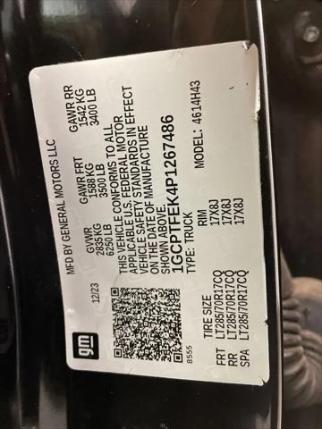 2023 Chevrolet Colorado 4WD Crew Cab Short Box ZR2