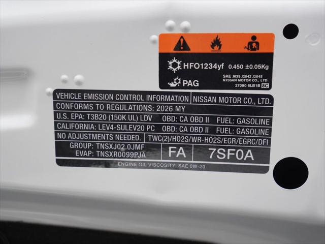 2026 Nissan Sentra SV