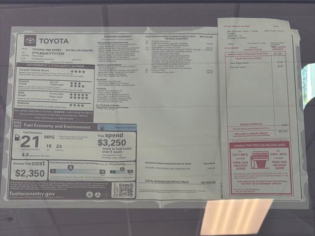 2026 Toyota Tacoma TRD Off Road