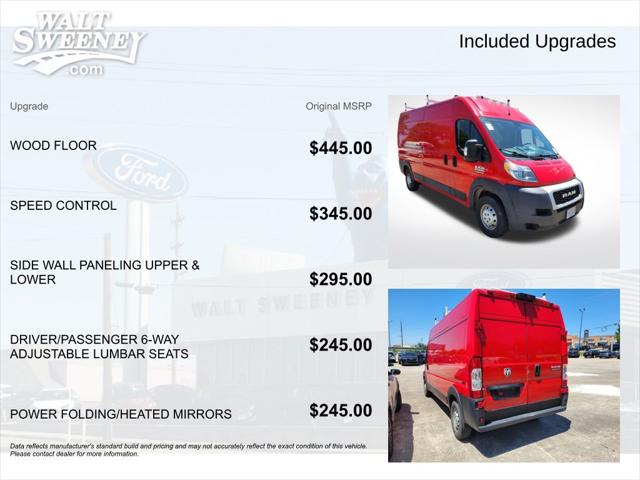 2019 Ram ProMaster 2500 Cargo Van High Roof 159" WB