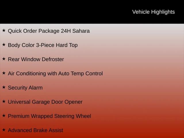 2026 Jeep Gladiator GLADIATOR SAHARA 4X4